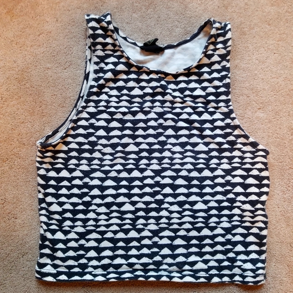 Patterned crop top